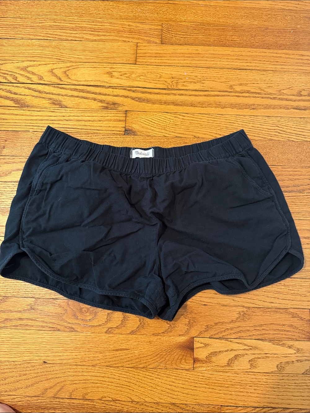 Madewell Cotton Pocket Elastic Waist Shorts